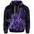 Hawaiian Hoodie Hawaiian Ukulele Flower Hoodie Purple - Polynesian Pride