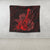 Hawaiian - Hawaii Ukulele Flower Tapestry - Red - AH - Polynesian Pride