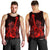 Hawaiian - Hawaii Ukulele Flower Tank Top - Red - AH - Polynesian Pride