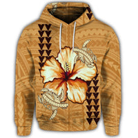 Hawaiian Hawaiian Vintage Hibiscus Hoodie - Polynesian Pride