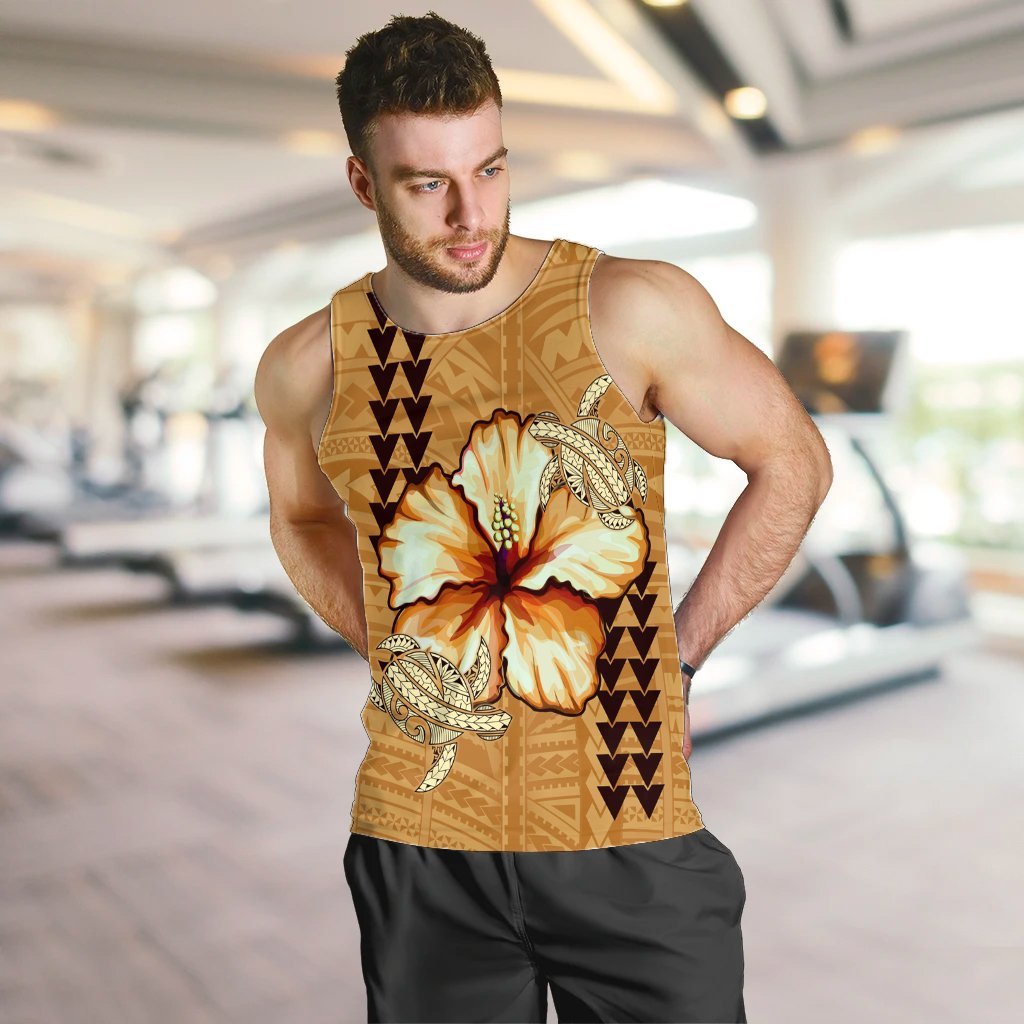 Hawaiian Hawaiian Vintage Hibiscus Tank Top AH - Polynesian Pride