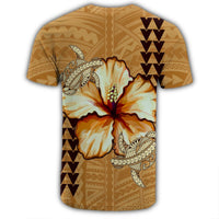 Hawaiian Vintage Hibiscus T Shirt AH - Polynesian Pride