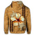 Hawaiian Hawaiian Vintage Hibiscus Zip Hoodie - Polynesian Pride