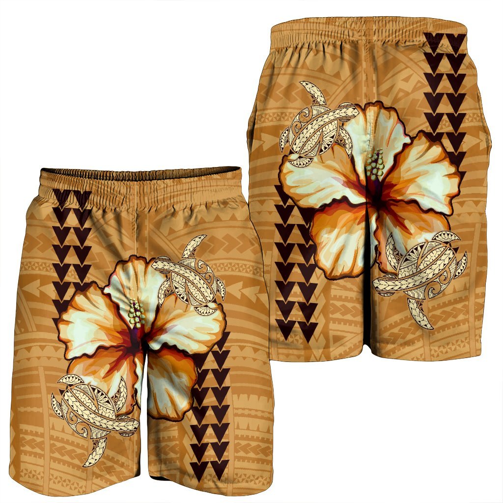 Hawaiian Vintage Hibiscus Men's Shorts AH - Polynesian Pride