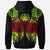 American Samoa Zip up Hoodie Polynesian Lion Head Reggae Style - Polynesian Pride