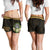 American Samoa Women's Shorts - Polynesian Gold Patterns Collection - Polynesian Pride