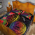 American Samoa Quilt Bed Set - Tropical Hippie Style - Polynesian Pride