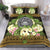 American Samoa Bedding Set - Polynesian Gold Patterns Collection Black - Polynesian Pride