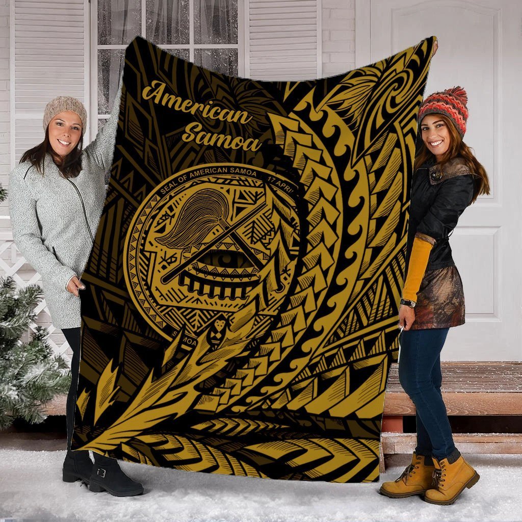 American Samoa Premium Blanket - Wings style - Polynesian Pride