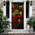 American Samoa Door Cover Turtle Hibiscus Reggae Reggae - Polynesian Pride