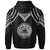 American Samoa Hoodie Polynesian Armor Style Black - Polynesian Pride