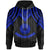 American Samoa Hoodie Polynesian Armor Style Blue Unisex Blue - Polynesian Pride