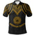 American Samoa Polo Shirt Polynesian Armor Style Gold Unisex Gold - Polynesian Pride