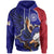 American Samoa Hoodie Eagle Style Polynesian Patterns Unisex Blue - Polynesian Pride