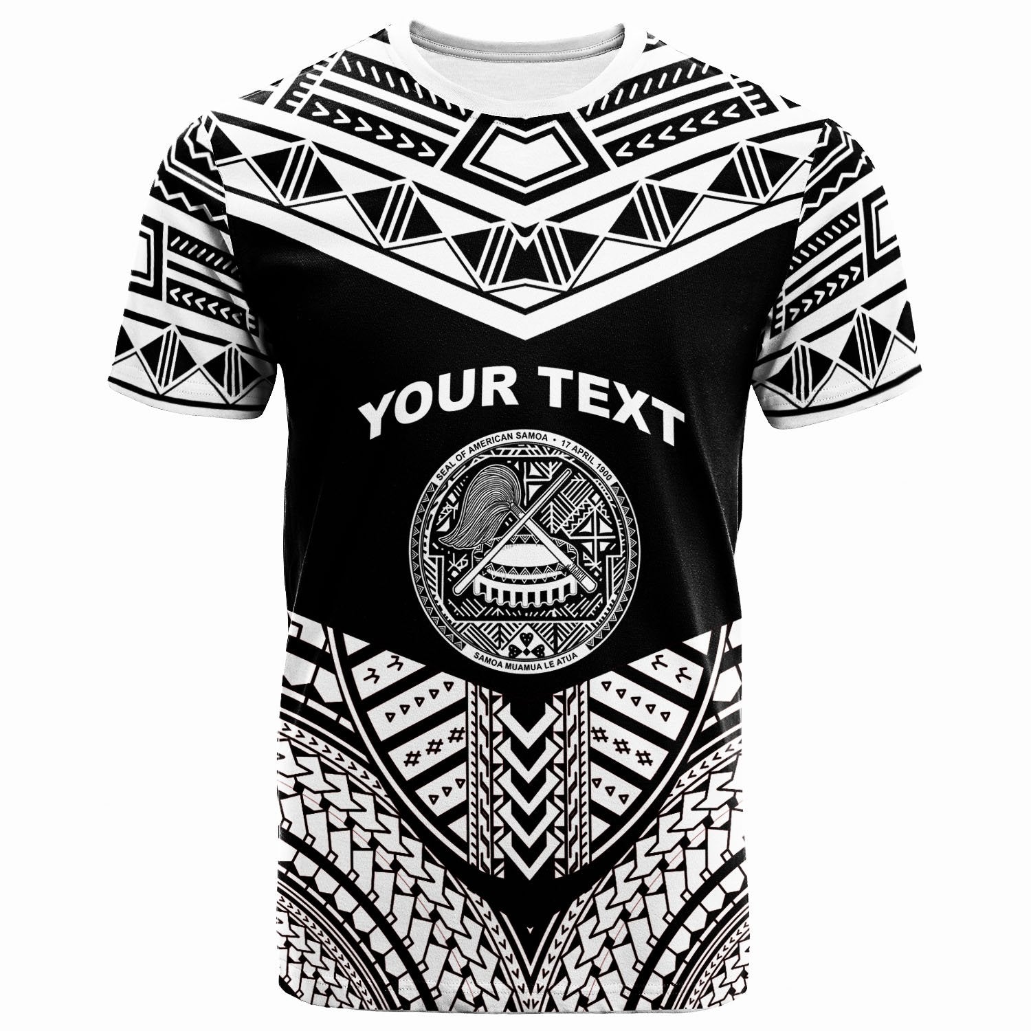 American Samoa Custom T Shirt Tribal Pattern Cool Style White Color Unisex White - Polynesian Pride