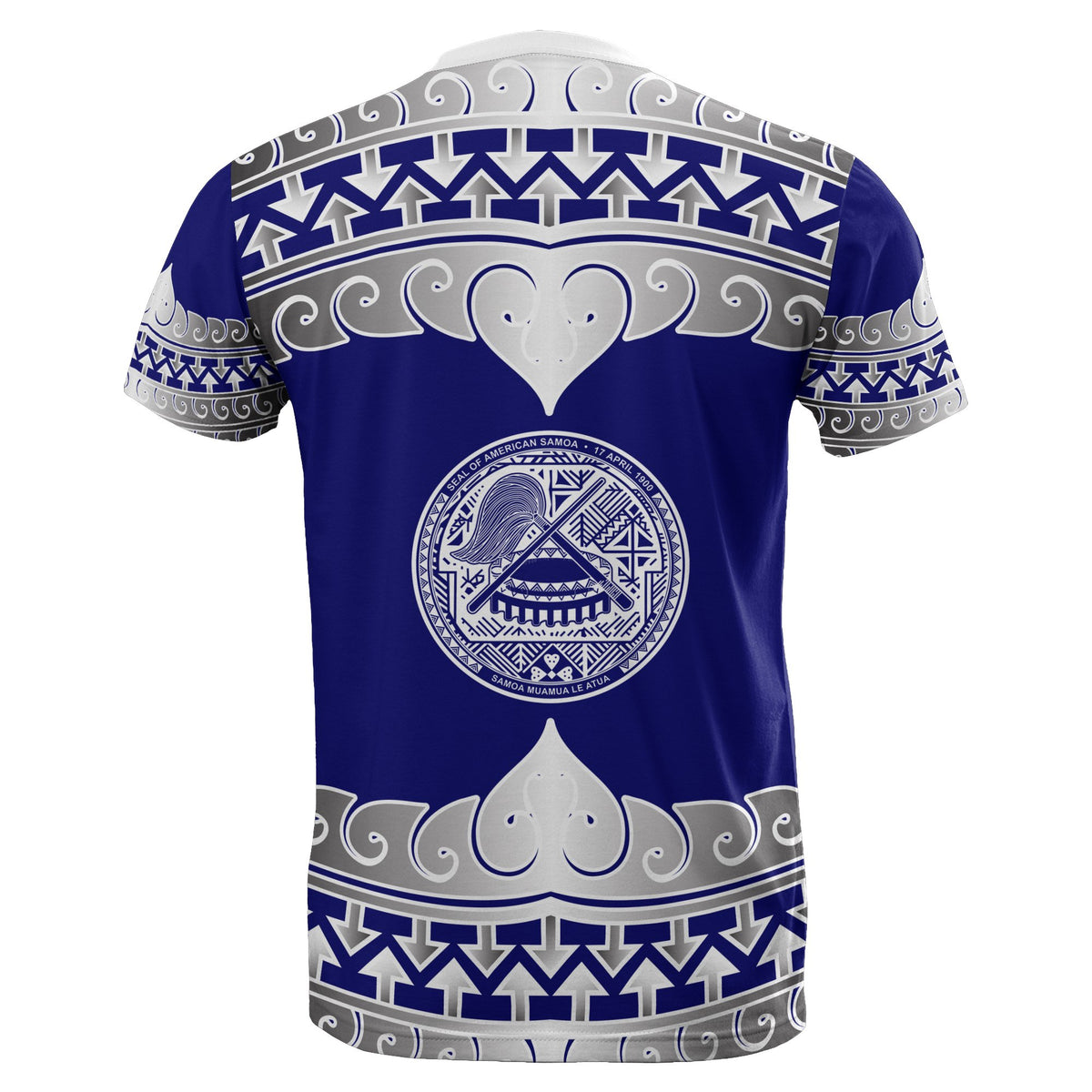 American Samoa All Over T Shirt American Samoan Wave Style - Polynesian Pride