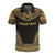 American Samoa Custom Polo Shirt Amerika Samoa Seal Polynesian Chief Tattoo Gold Version Unisex Gold - Polynesian Pride