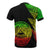 American Samoa T Shirt Polynesian Pattern Reggae Flash Style - Polynesian Pride