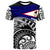 American Samoa T Shirt Ethnic Style With Round Black White Pattern Unisex Black - Polynesian Pride