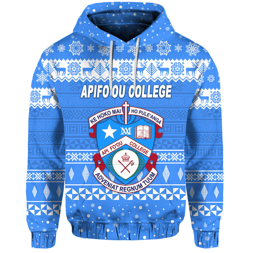 Apifoou College Christmas Hoodie Simple Style LT8 - Polynesian Pride