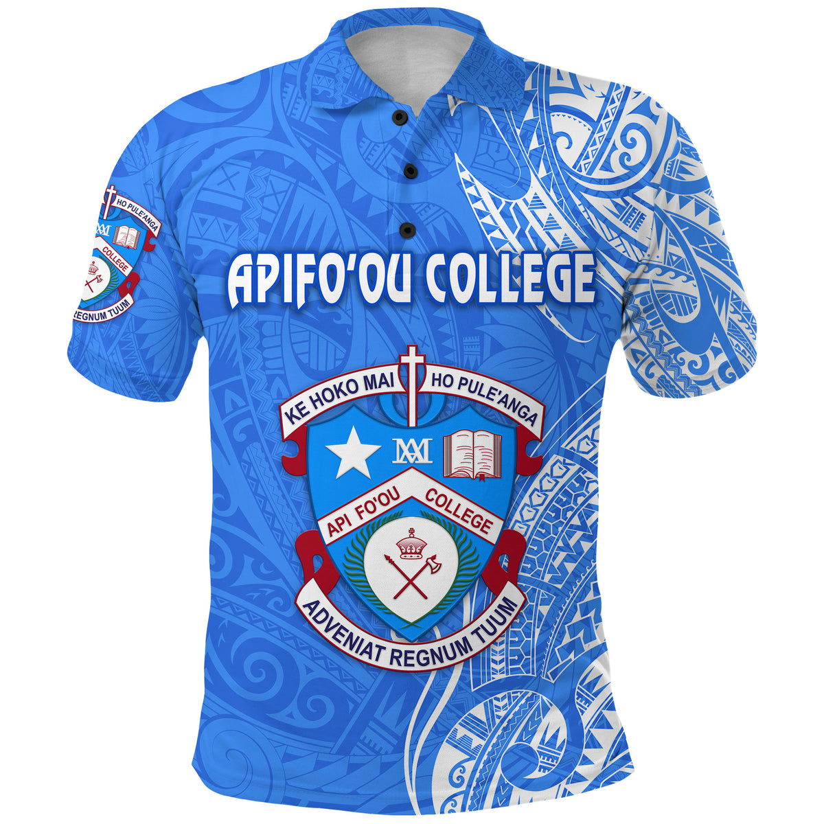 Custom Tonga Apifoou College Polo Shirt Simple Vibes, Custom Text and Number LT8 - Polynesian Pride