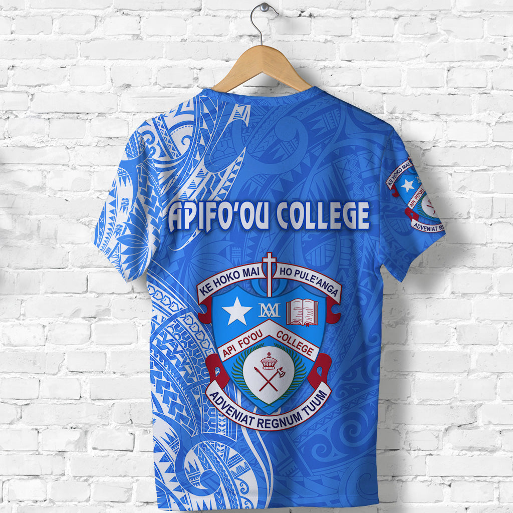Tonga Apifoou College T Shirt Simple Vibes LT8 - Polynesian Pride