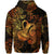 Custom Aquarius Zodiac Polynesian Zip Hoodie Unique Style Gold LT8 - Polynesian Pride