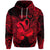 Custom Aquarius Zodiac Polynesian Hoodie Unique Style Red LT8 - Polynesian Pride