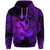 Custom Aquarius Zodiac Polynesian Hoodie Unique Style Purple LT8 - Polynesian Pride