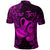 Custom Aquarius Zodiac Polynesian Polo Shirt Unique Style Pink LT8 - Polynesian Pride