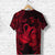 Custom Aquarius Zodiac Polynesian T Shirt Unique Style Red LT8 - Polynesian Pride