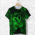 Custom Aquarius Zodiac Polynesian T Shirt Unique Style Green LT8 - Polynesian Pride