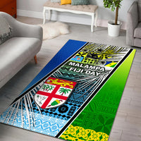 Vanuatu Malampa Fiji Day Area Rug 2022 LT6 Blue - Polynesian Pride