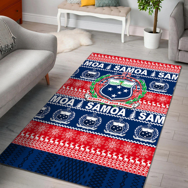 Samoa Christmas Area Rug 2022 LT6 - Polynesian Pride