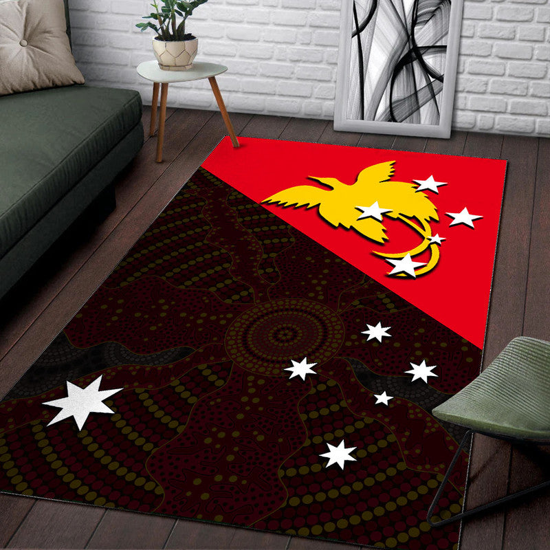 Papua New Guinea And Australia Area Rug LT6 - Polynesian Pride