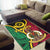 Vanuatu Area Rug Tribal Vanuatu Coat Of Arms Flag Style No2 LT9 Black - Polynesian Pride