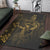 Hawaii Area Rug - King Of Hawaii With Hawaiian Girls Yellow Version - Polynesian Pride