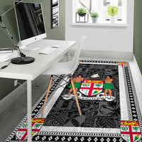 Fiji Area Rug White Style No.1 LT6 - Polynesian Pride