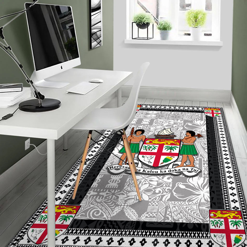 Fiji Area Rug Black Style No.1 LT6 - Polynesian Pride