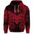 Custom Aries Zodiac Polynesian Hoodie Unique Style Red LT8 - Polynesian Pride