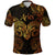 Custom Aries Zodiac Polynesian Polo Shirt Unique Style Gold LT8 - Polynesian Pride