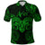 Custom Aries Zodiac Polynesian Polo Shirt Unique Style Green LT8 - Polynesian Pride