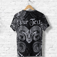 Custom Aries Zodiac Polynesian T Shirt Unique Style Black LT8 - Polynesian Pride