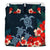 Hawaiian Duvet Cover Set - Polynesian Hibiscus And Turtle - Polynesian Pride