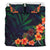 Hawaiian Hibiscus Palm Tree Background Polynesian Bedding Set - Polynesian Pride