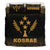 Kosrae Duvet Cover Set - Gold Fog Style Gold - Polynesian Pride