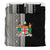 Fiji Duvet Cover Set - Tapa Half & Coat Of Arms Black - Polynesian Pride