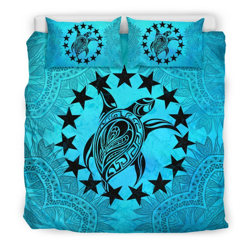 Cook Islands Turquoise Bedding Set Turquoise - Polynesian Pride