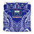 Samoa Duvet Cover Set - Samoa Coat Of Arms Premium Blue - Polynesian Pride