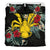 Niue Duvet Cover Set - Hibiscus Coconut Crab Black - Polynesian Pride